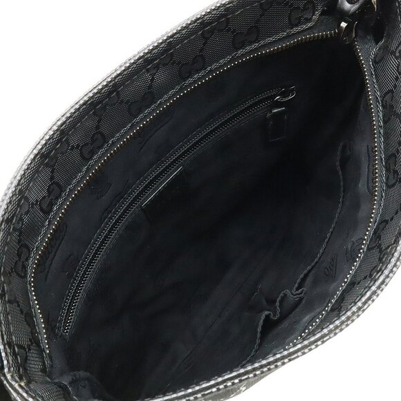 GUCCI Black Leather Shoulder Bag - Picture 10 of 10